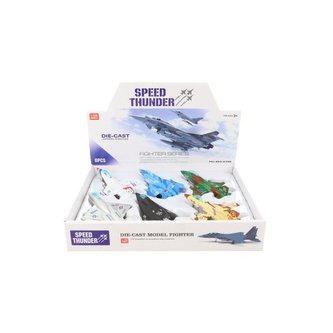 Letadlo kovové 6/bal na baterie