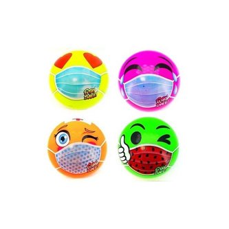 Míč s obličem a rouškou, 23 cm