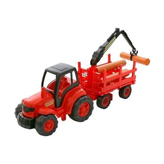 Traktor Šampion s přívěsem lesnickým /+3