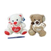 MEDVÍDEK SRDÍČKO 4BR. - 17 cm,