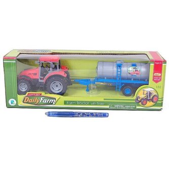 Traktor s přívěsem, 33cm