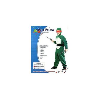 Šaty na karneval - Ninja želva 120-130 cm