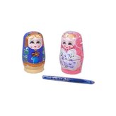 Matrjoška dřevěná - 5 v 1