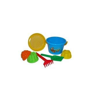 Sada na písek č. 11: Kbelíček střední: Sítko: Formičky /+1