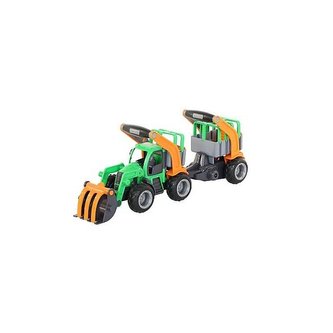 Traktor GripTruck nakladač s návěsem pro přep. zvířat  /+1