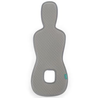 Prodyšná podložka do autosedačky Breeze sk. 0+, Foggy Grey