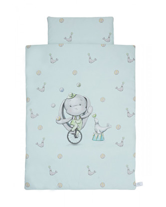 Set prošívaného povlečení 80x100, Effik žonglér