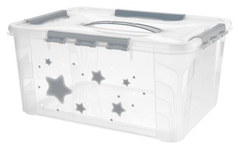 Domácí úložný box "Stars", Kosmická šedá M
