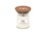 WoodWick White Teak svíčka váza 85g