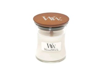 WoodWick White Teak svíčka váza 85g