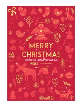 Airpure -  Adventní kalendář červený Angel (24x vonný vosk)