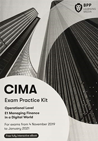 CIMA E1 Managing Finance in a Digital World