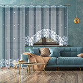 Dekorační žakárová záclona s řasící páskou DONKA 250 bílá 200x250 cm MyBestHome