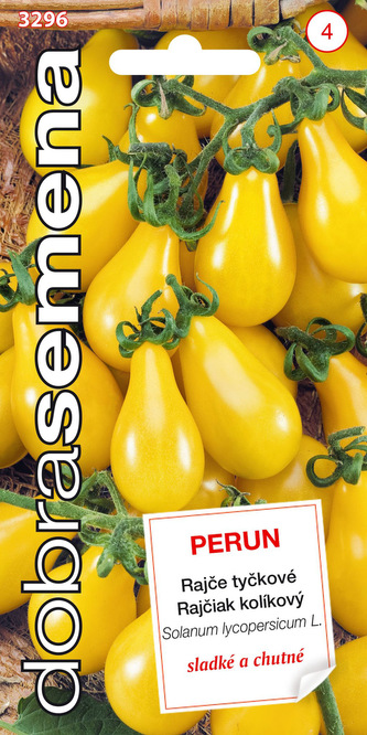 Dobrá semena Rajče tyč. - Perun žlutá hruška 40s