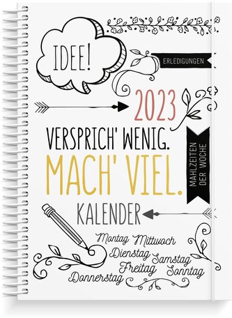 Burde Kalender 2023 Doodle