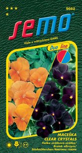 Maceška zahradní - Clear Crystals 0,3g - série DUO