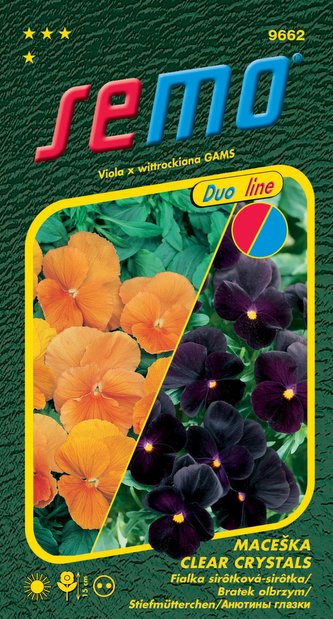 Maceška zahradní - Clear Crystals 0,3g - série DUO