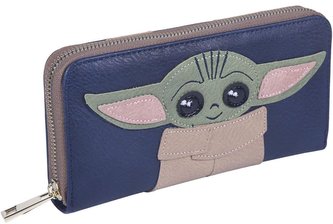 Dámská peněženka psaníčko The Mandalorian: Baby Yoda (19 x 10 x 2 cm)