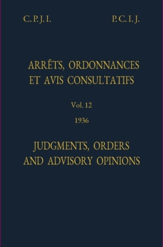 Judgments, orders and advisory opinions