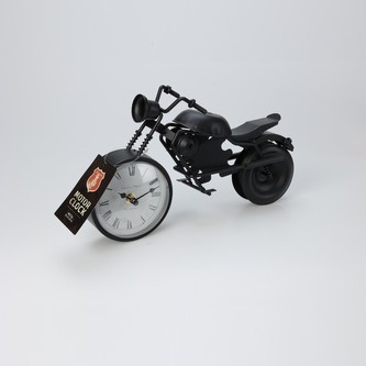 Hodiny stolní dekorativní RETRO MOTORKA 38 x 18 cm