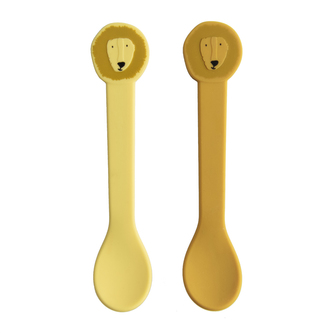 Dětské silikonové lžičky Trixie 2-pack - Mr. Lion