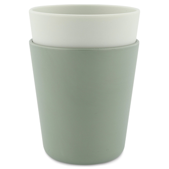 EKO hrnek z rostlinného plastu Trixie 2-pack - Olive