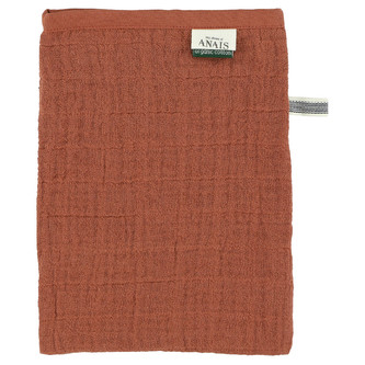 Muslin washcloths Bliss Rust 2 ks