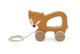 Wooden pull along toy - Mr. Fox