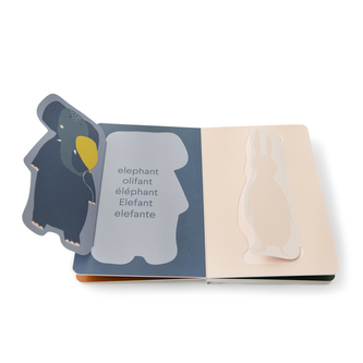 Knížka s odklápěcími zvířátky Trixie Baby