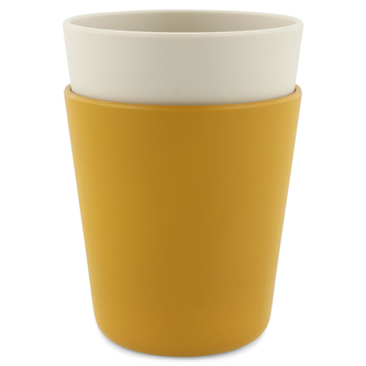 EKO hrnek z rostlinného plastu Trixie 2-pack - Mustard