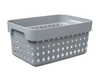 KOŠÍK SEOUL malý ŠEDÝ - PT 6023