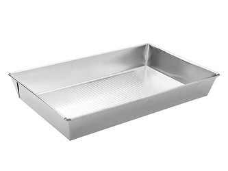 FORMA NA PEČENÍ STŘÍBRNÁ 40*25*6 CM