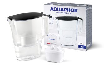 DŽBÁN FILTRAČNÝ AQUA TIME 2,5 L ČIERNA