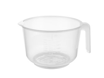 Praktyczna mísa na míchání  2,5 l transparentní/bílý