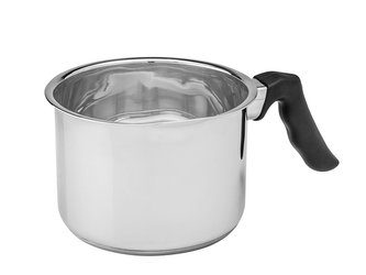 NEREZOVÝ HRNEC NA MLÉKO MARIO S VÝLEVKOU 16CM 2L