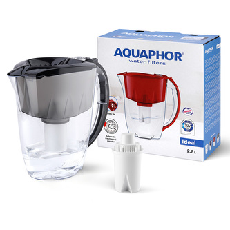 FILTRAČNÍ DŽBÁN IDEAL 2,8L DARK + 3 PŘÍSPĚVEK B100-15 MAXFOR -AQU