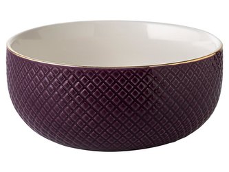 MÍSA NA SALÁT TIFFANY 13CM FIALOVÝ