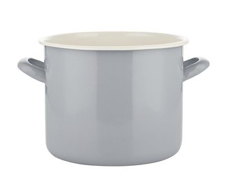 HRNEC SMALTOVANÝ ŠEDÁ BARVA 20CM 5L FORTE B/P