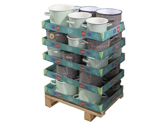 SMALTOVÉ HRNCE KG (FIORENTA ,FORTE ZELENÝ ) 19,4 KG