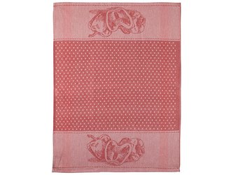 UTĚRKA DEKOR 50X70CM BELL; ČERVENÁ