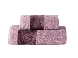 RUČNÍK ALINDA 70X140CM RŮŽOVÝ