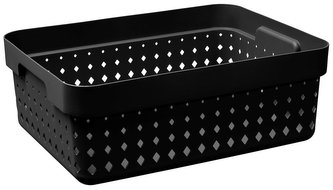 KOŠÍK SEOUL STŘEDNÍ ČERNÝ - PT 6024