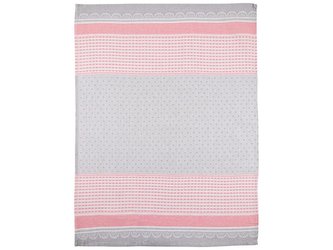 UTĚRKA DEKOR 50X70CM DOTTY RŮŽOVÁ