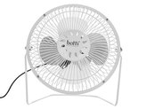 ZEFFIR USB MINI STOLNÍ VENTILÁTOR WHITE 15 CM ALP-112 BOTTI