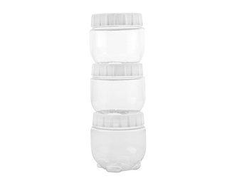 Praktyczna sada 3 dóz   450 ml transparentní
