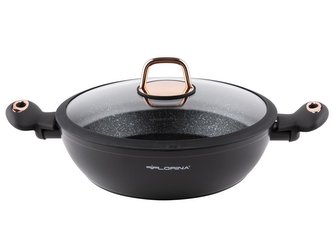 HRNEC NÍZKÝ S POKLIČKOU 3,8 L 28CM ROSE