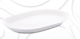 SERVÍROVACÍ TALÍŘ DAFNE OVÁL 28 CM KRZ