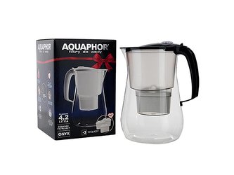 DŽBÁN FILT. ONYX 4,2L ČERNÝ + 3 VLOŽKY