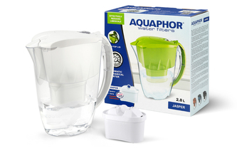 FILTRAČNÍ KONVICE JASPER BÍLÁ 2,8L + VLOŽKA MAXFOR - AQU