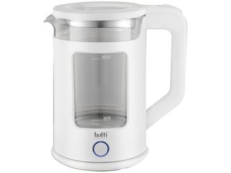 RYCHLOVARNÁ KONVICE CARTER 1,5L SKLENĚNÁ BÍLÁ -BOTTI XH-K135B